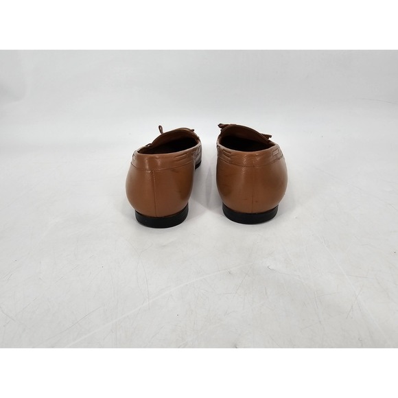 Ralph Lauren Purple Label Women's Quillis Loafer Brown Sz 7 1/2 Made In Italy - Picture 5 of 12